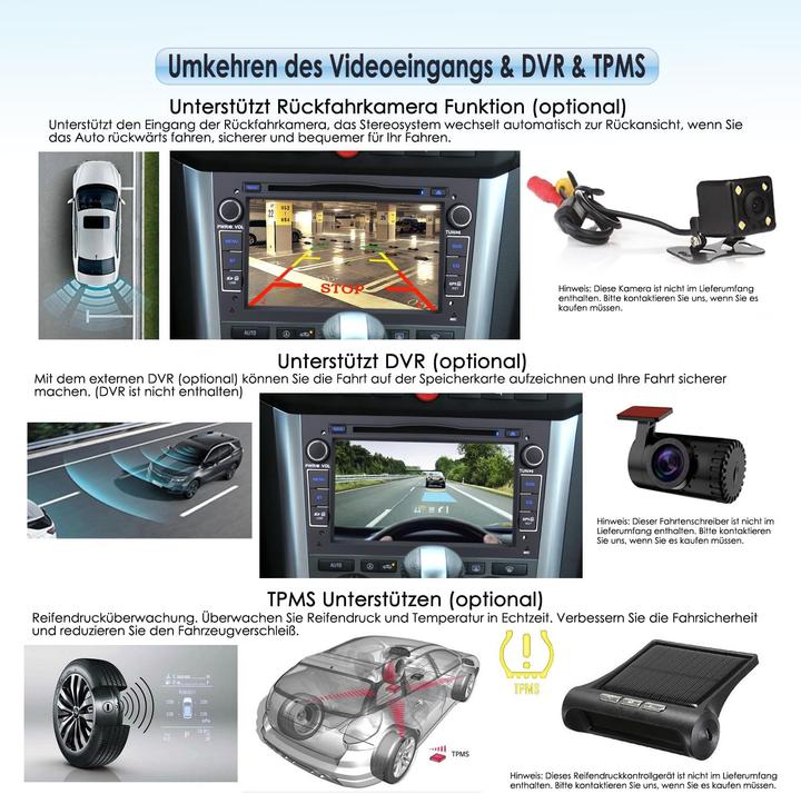 Immagine prodotto Ifrego 2 Din Autoradio DVD Player mit GPS Navigation
