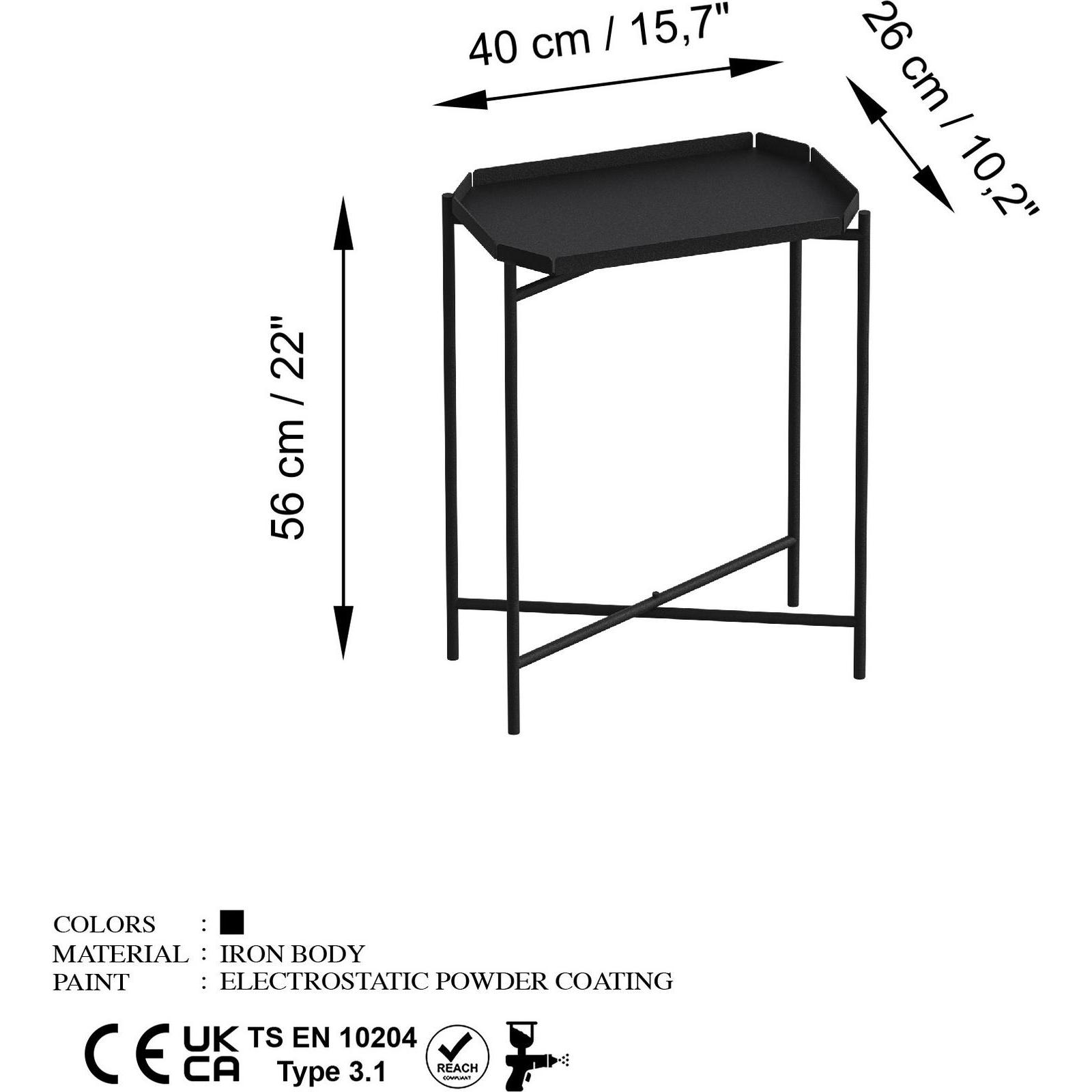 Thumbnail - Homitis, Couchtisch + Beistelltisch, Bukle (26 x 40 x 56 cm)