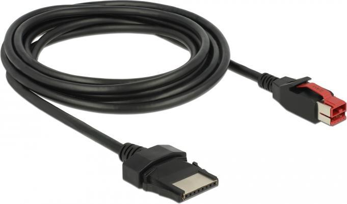 Actual product image Delock 85479 PoweredUSB cable plug 24 V (3 m, USB 2.0, 24 W)