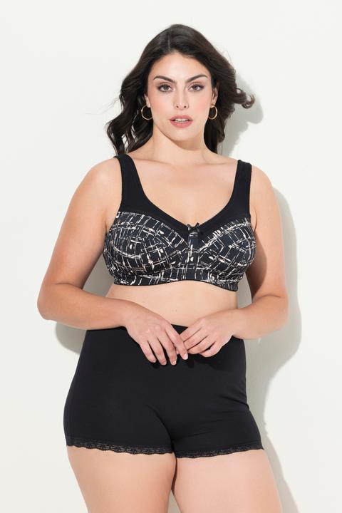 Produktbild Ulla Popken Pantys, 3er-Pack, Ringel/einfarbig, Spitze (54, 56, 3er Pack)