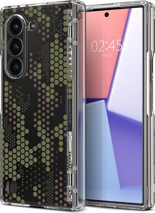 Actual product image Spigen Ultra Hybrid Pro Galaxy Z Fold 6 Case Digital Camo (Samsung Galaxy Z Fold6)