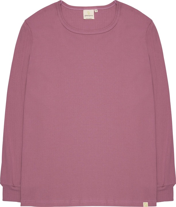 greenjama Langarm-Shirt aus Derby-Rib