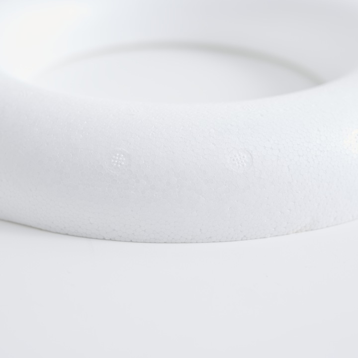 Immagine prodotto VBS Anello in polistirolo piatto, bianco Ø circa 25 cm
