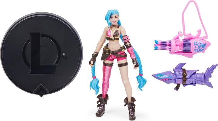 Produktbild Spin Master League of Legends Actionfiguren (Vi, Caitlyn, Ekko, Heimerdinger und exklusiver Jinx)