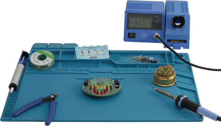 Produktbild Daytools Silikon-Lötmatte S-160C, 45x30 cm, blau