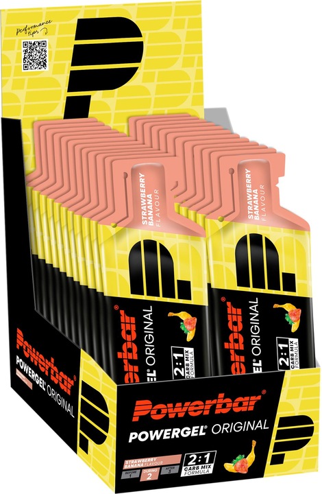 Actual product image Powerbar PowerGel Original (Strawberry, Banana, 24 pcs., 984 g)