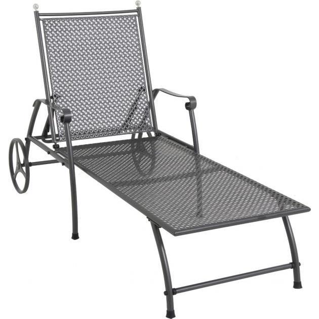 Royal Garden, Liegestuhl, Excelsior Loungeliege Metall (193.50 cm)