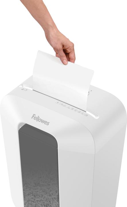 Produktbild Fellowes Aktenvernichter LX70 weiss (Partikelschnitt)