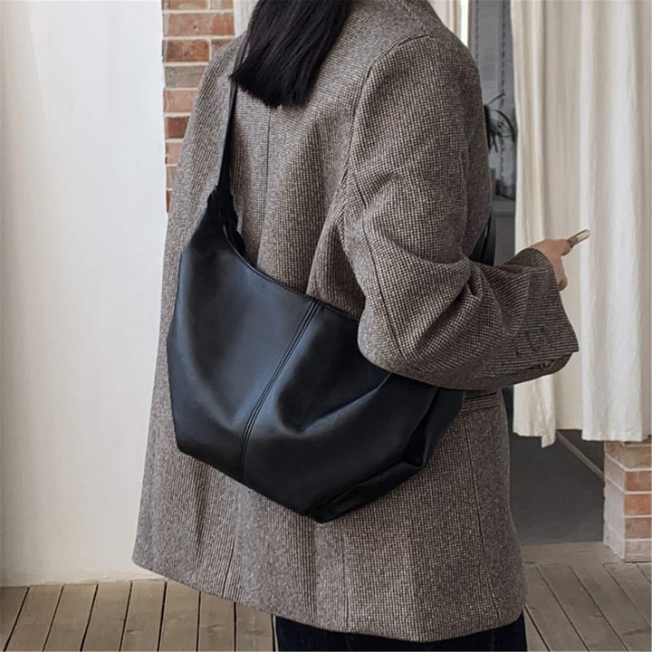 Only-Bags.Store Borsa a tracolla semplice e casual, borsa a mano con grande capacità, alla moda, squisita