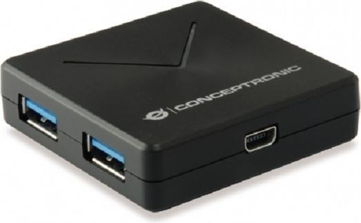Productafbeelding Conceptronic USB-hub 4-poorts USB3.0 (Mini USB, 4 ports)