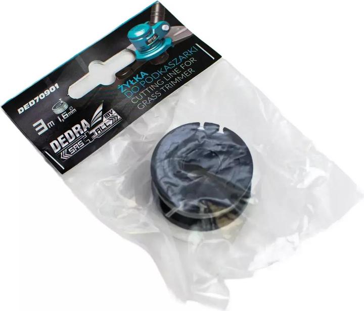 Image du produit Dedra Fil nylon pour coupe-bordures 1,6 mm (Herbicide, Fil de coupe + bobine de fil)