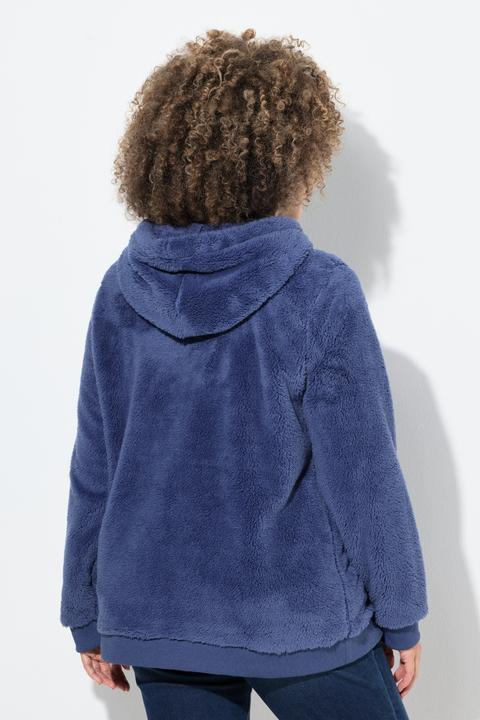 Produktbild Ulla Popken Teddy-Jacke, Kapuze, Langarm, weicher Teddyplüsch (60)