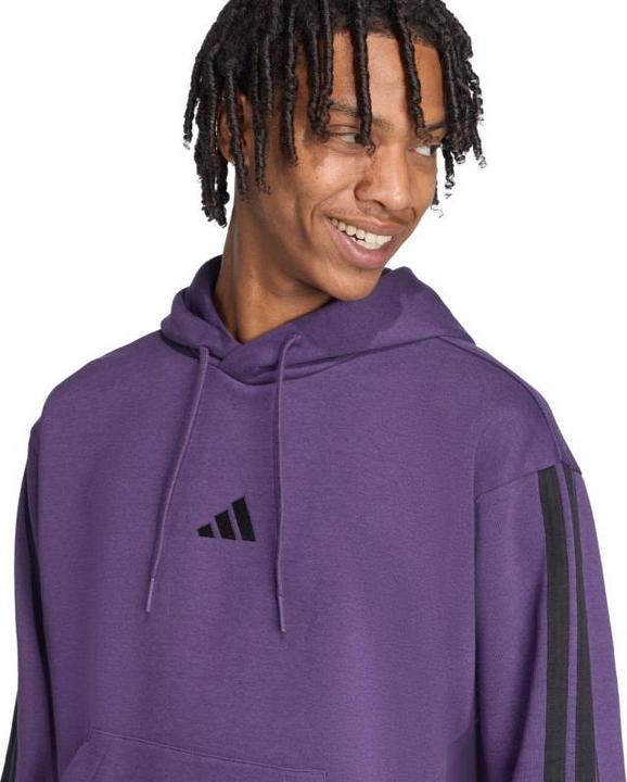 Produktbild Adidas Herren Essentials 3-Streifen Fleece Lila Sweatshirt (M)