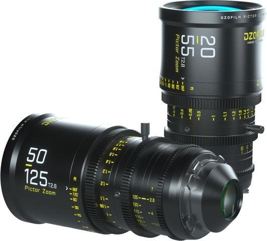 Productafbeelding Dzofilm Pictor Zoom 2-Lens Kit (50-125/20-55 T2.8) Zwart (PL, Canon EF, APS-C / DX)