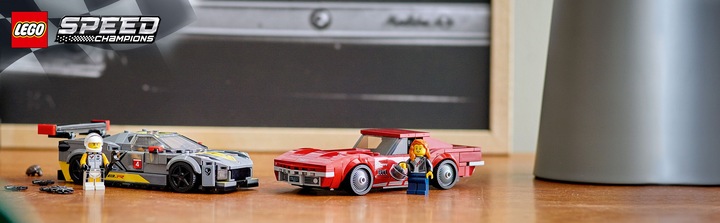 Produktbild LEGO Chevrolet Corvette C8.R & 1969 (76903, LEGO Speed Champions)
