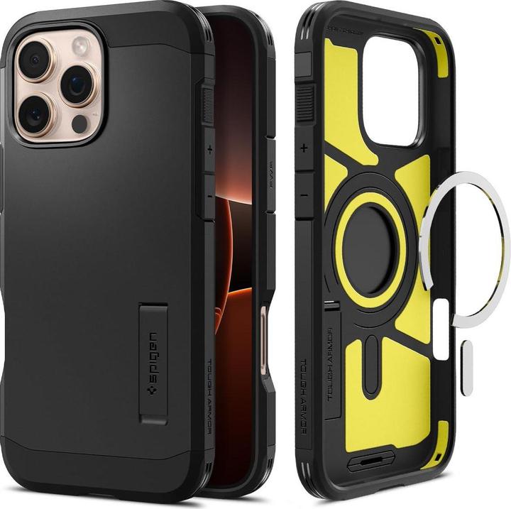 Produktbild Spigen Tough Armor MAG iPhone 16 Pro MagSafe czarny/black ACS08146 (Apple iPhone 16 Pro)