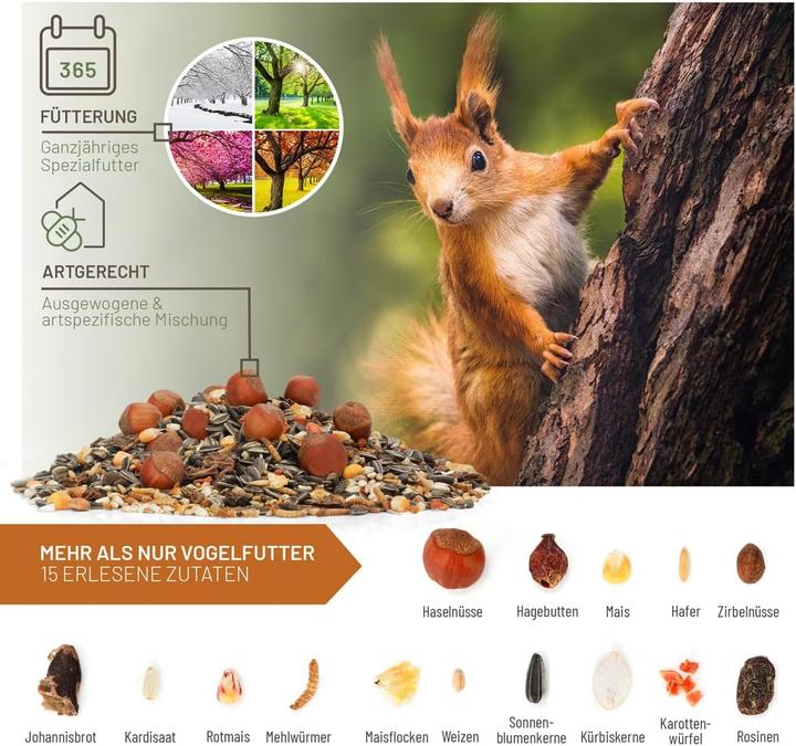 Produktbild Liebe Eichhörnchenfutter (2 kg)