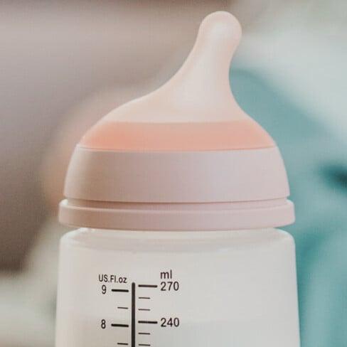 Actual product image Suavinex Zero Zero (Baby Bottle, Silicone, 2 units, Light, A: Adaptive Flow)