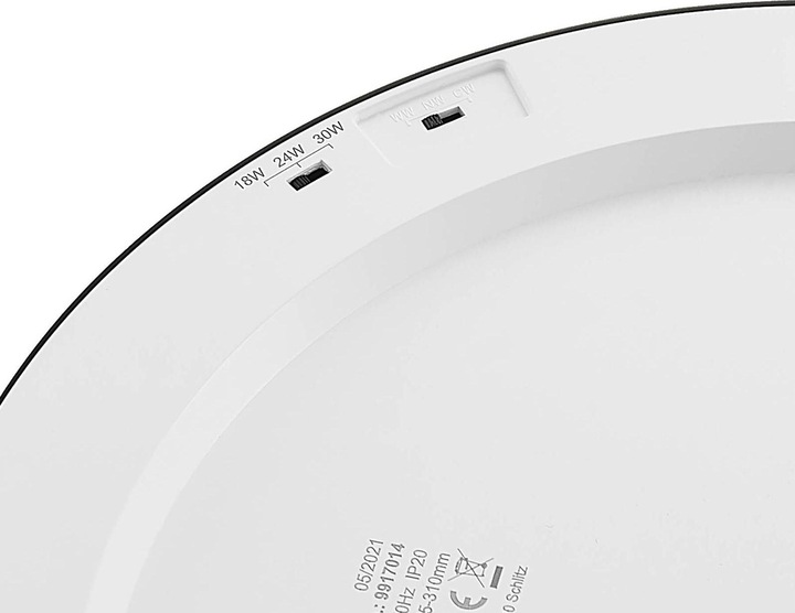 Produktbild Prios Aureka LED-Deckenlampe, Einbau, 33 cm (2700 lm, G24d)
