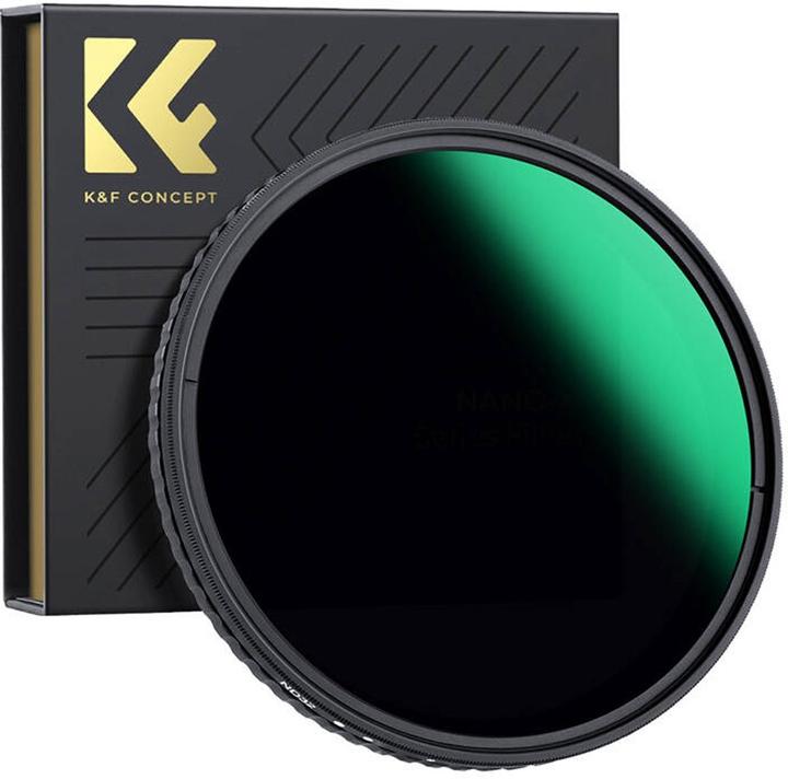 Immagine prodotto K&F Concept Filtro ND variabile (62 mm, Filtri grigi)