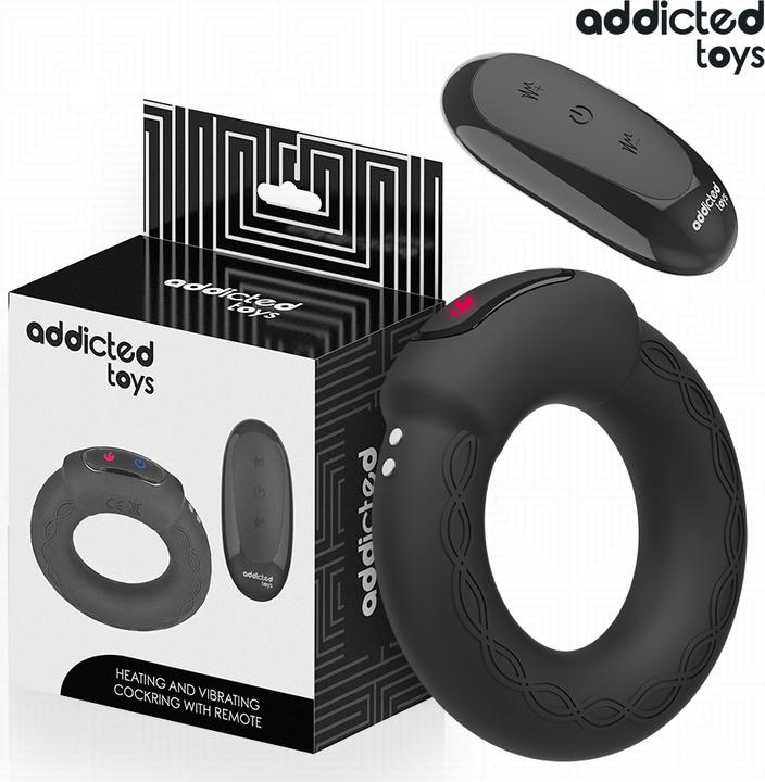 Addicted toys - Vibrierender Cockring Mit Wã„Rmeeffekt Und Fernbedienung
