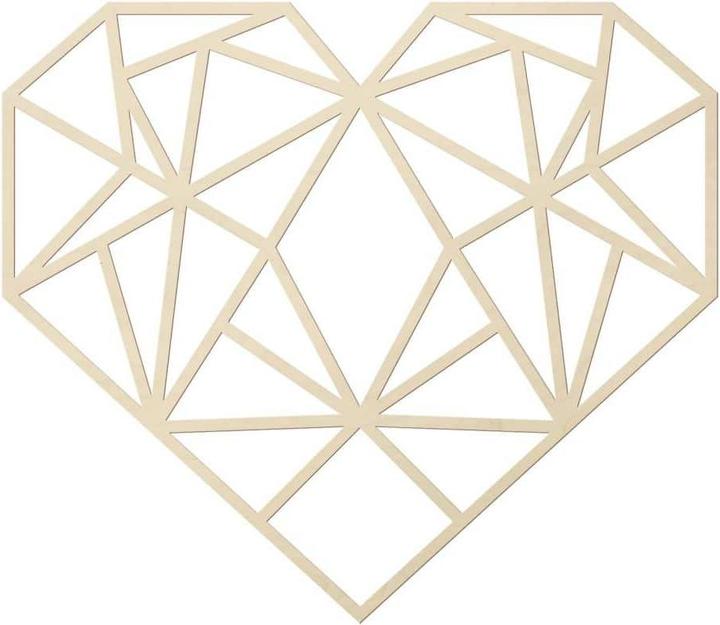 Produktbild Trenddeko Origami Herz (20 x 17 cm)