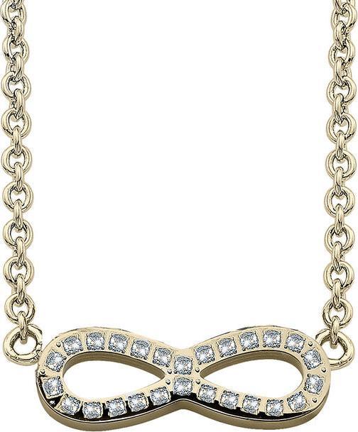 Image du produit Crystalp Élégant collier plaqué or Infinity 32148.EG (Or)