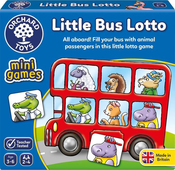 Orchard Little Bus Lotto Mini Game (2 - 4 Players)