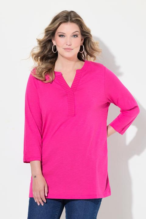 Produktbild Miamoda Blusenshirt, Straight Fit, Ausschnitt mit Chiffon (52)