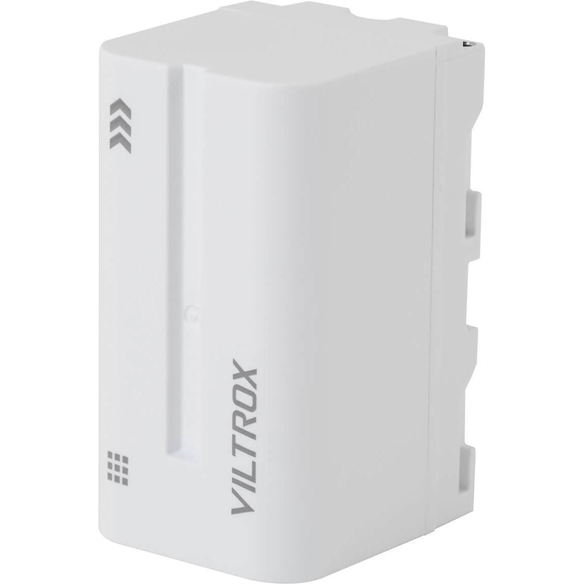 Viltrox NP F750 Battery with USB C Charging Port (Batteria della fotocamera), Alimentatore fotocamera, Nero