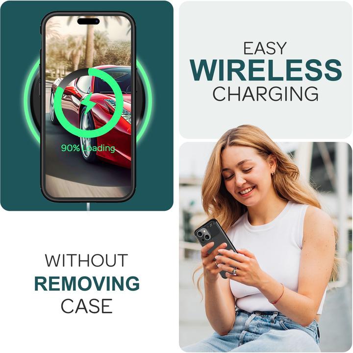 Immagine prodotto Nalia Copertura in silicone Carbon Look (Apple iPhone 15 Plus)