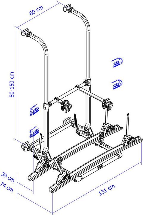 Image du produit Thule Porte-vélos arrière en aluminium Omni-Bike Elite G 2 | 44345