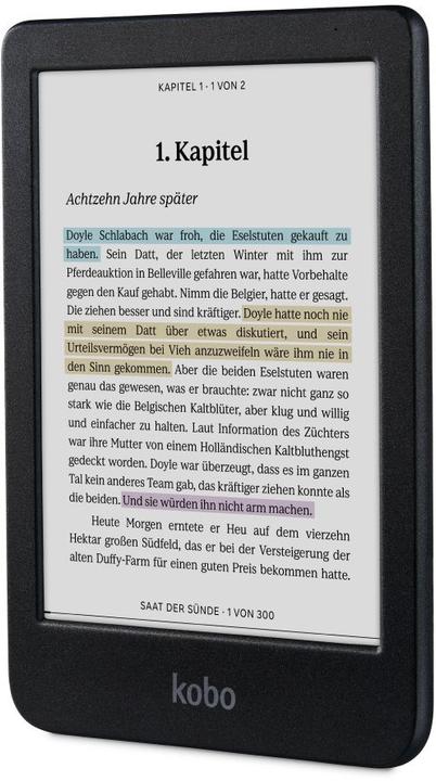 Actual product image Kobo Clara Colour (6", 16 GB, Black)