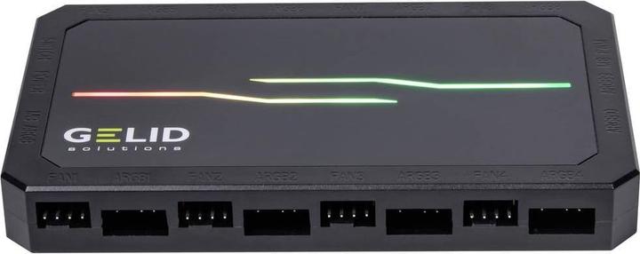 Produktbild Gelid RF-RGB-MP-02 Amber 8 PRO Bundle PC Lüftersteuerung (B x H x T) 130 x 17 x