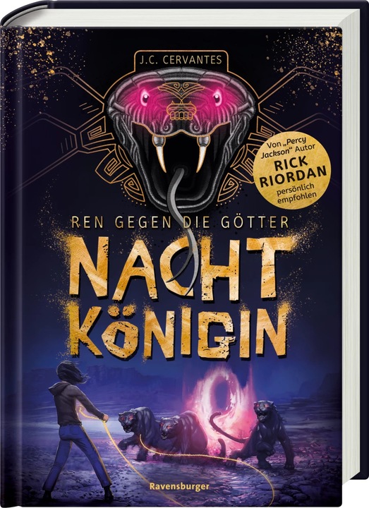 Produktbild Ravensburger Ren gegen die Götter, Band 1: Nachtkönigin (Deutsch, J. C. Cervantes, Katharina Orgass, Rick Riordan, Miriam Wasmus, Jann Kerntke, 2023)