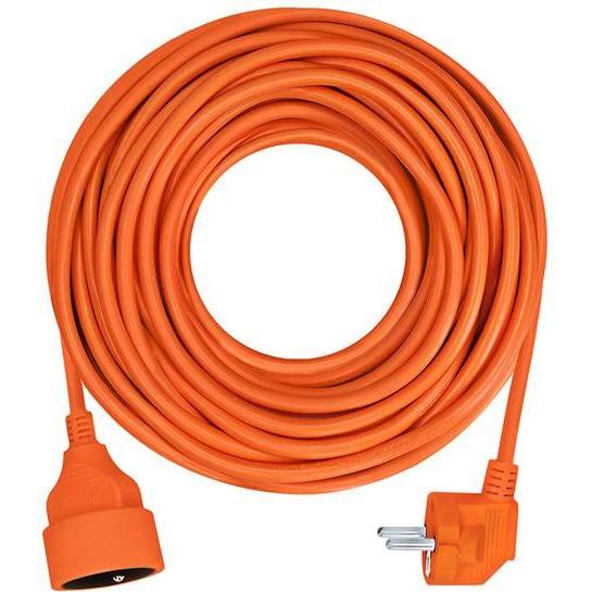 Olight, Verlängerungskabel, Solight predlžovací prívod - spojka, 1 zásuvka, 7m, 3 x 1mm2, oranžová (7 m, CEE 7/5)