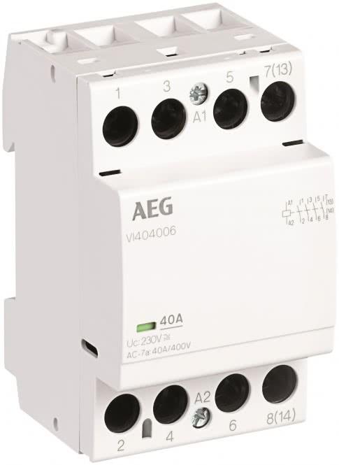 Immagine prodotto AEG Contattore di installazione VI404006230V 40A 4S/0Ö115464