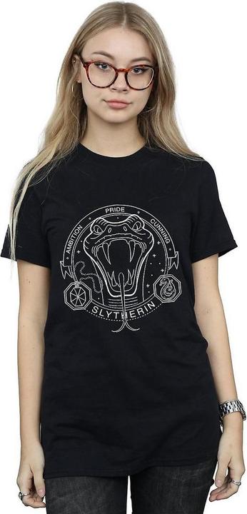 Immagine prodotto Maglietta boyfriend in cotone Serpeverde (XL)