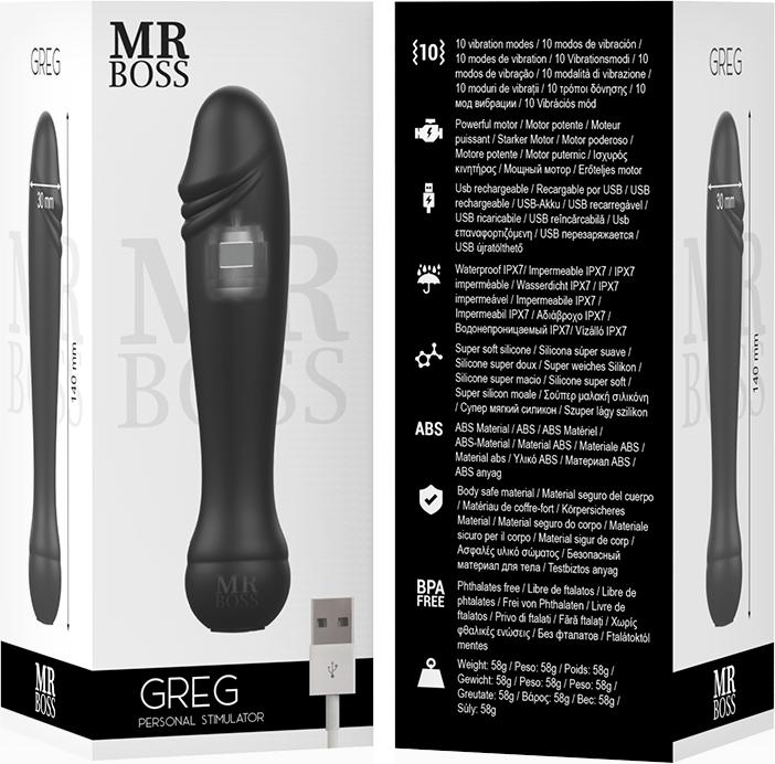 Actual product image Mr Boss G-Spot Vibrator "Greg