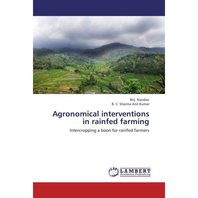 Agronomical interventions in rainfed farming, Fachbücher