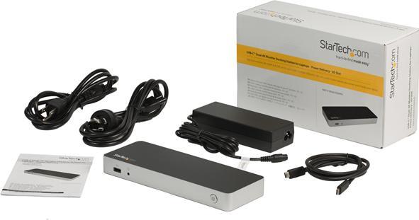 Image du produit StarTech Station d'accueil USB-C Triple Moniteur UHD 4K (USB-C, 4 ports)