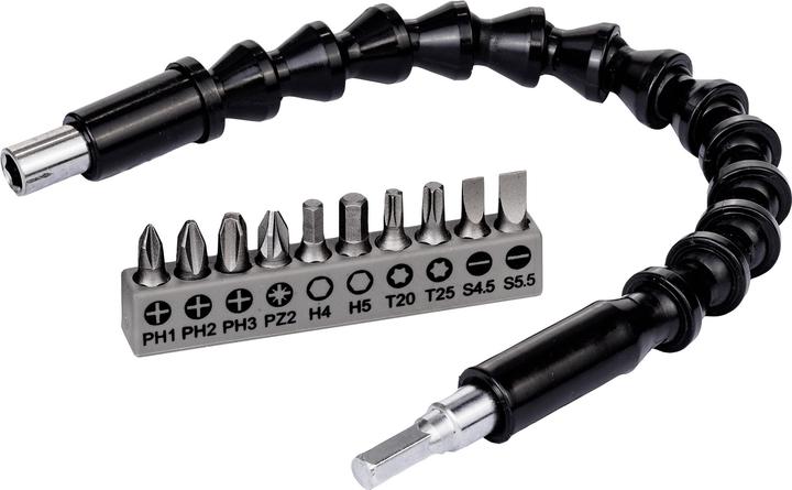 Produktbild Bosch Professional Zubehör 11 Stk. flexible Verlängerung aus Kunststoff SDB (Innensechskant)