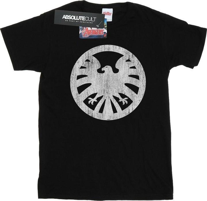 Actual product image Mens Agents Of SHIELD Distressed Logo T-Shirt (XXL)