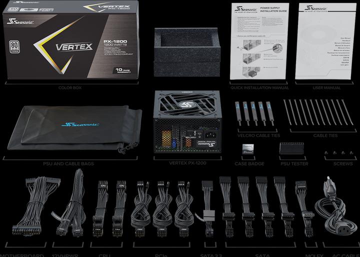 Produktbild Seasonic Vertex PX-1200 (1200 W)