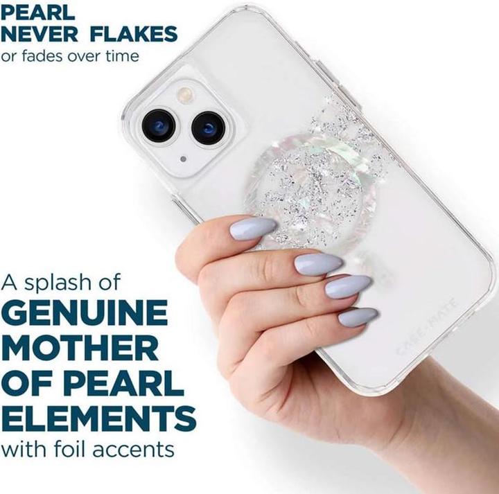 Actual product image Case-Mate Karat MagSafe - mother-of-pearl embellished iPhone 14 Plus case (a touch of pearl) (Apple iPhone 14 Plus)