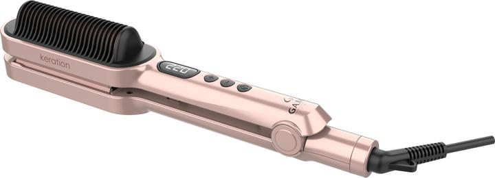 Actual product image GAMA GI1901 Waver and Brush curling iron with