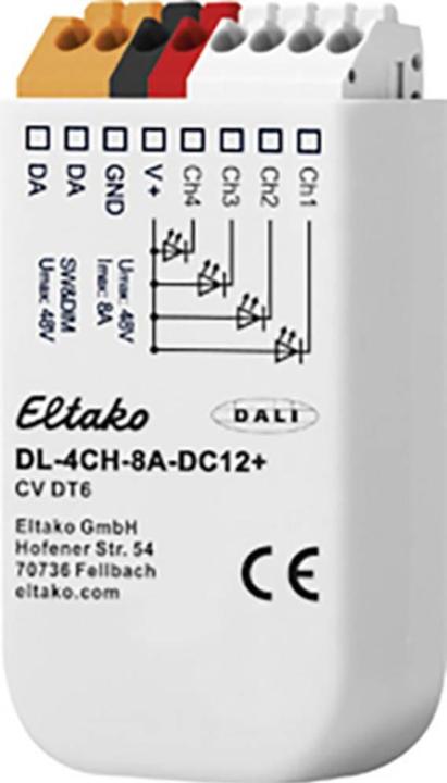 Produktbild Eltako LED Dimmer 4 Kanal DALI 8 A