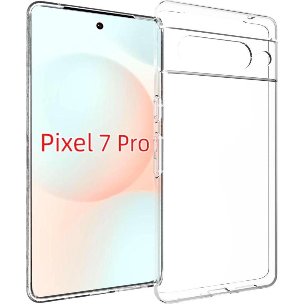 König Design Hülle Handy Schutz für Google Pixel 7 Pro Case Cover Bumper Etuis Transparent (Google Pixel 7 Pro), Smartph...