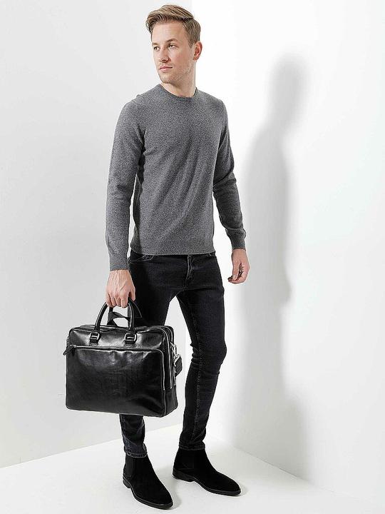 Actual product image Leonhard Heyden Leather bag - Briefcase " Cambridge " (10 l)