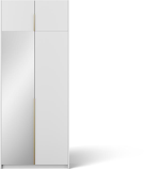 Produktbild ADRK Furniture Alera II mit Aufsatz – Drehtürenschrank (100 x 58 x 250 cm)